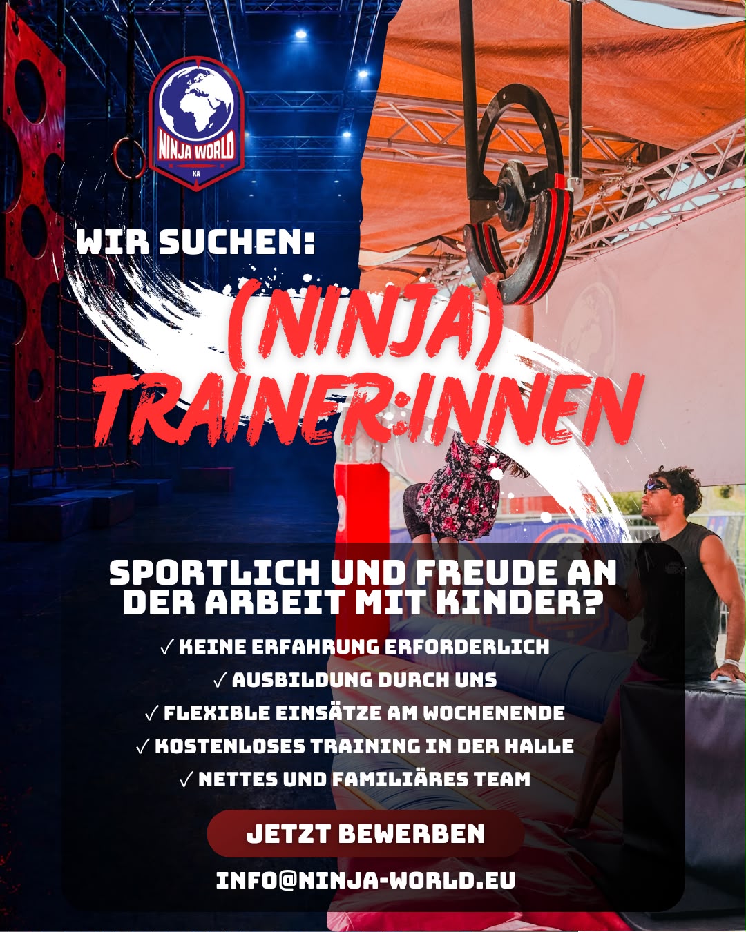 Trainersuche Ninja World Karlsruhe